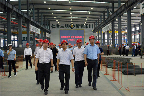 辽宁省推动装配式构筑工作现场会莅临918.com集团(图3)